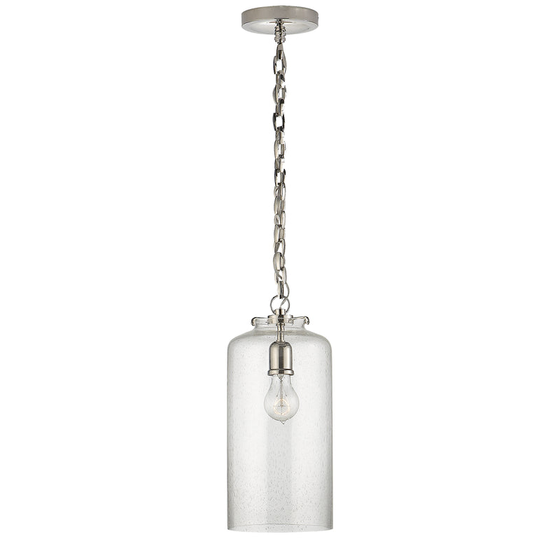 Visual Comfort Signature TOB 5226PN/G3-SG One Light Pendant, Polished Nickel