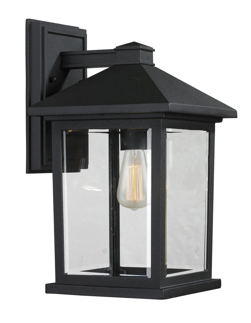 Z-Lite 531M-BK One Light Outdoor Wall Light, Black