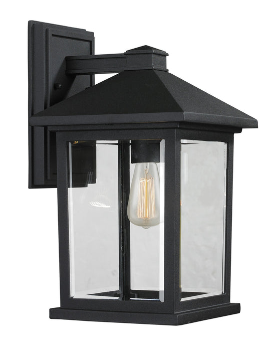 Z-Lite 531M-BK One Light Outdoor Wall Light, Black