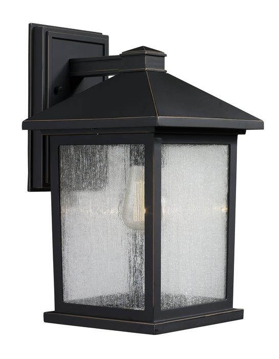 Z-Lite 531M-ORB One Light Outdoor Wall Light, Oil Rubbed Bronze