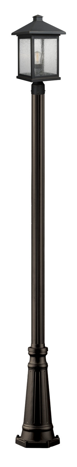 Z-Lite 531PHBR-519P-ORB One Light Outdoor Post Mounted Fixture, Oil Rubbed Bronze