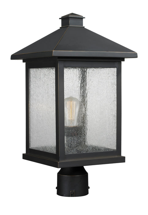 Z-Lite 531PHBR-ORB One Light Outdoor Post Mount Fixture, Oil Rubbed Bronze