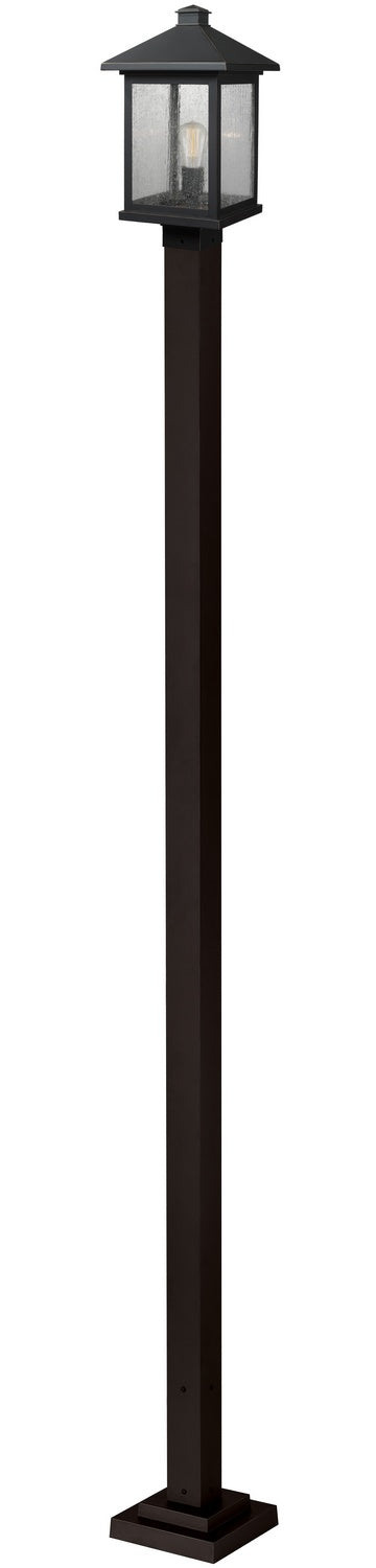 Z-Lite 531PHBS-536P-ORB One Light Outdoor Post Mounted Fixture, Oil Rubbed Bronze