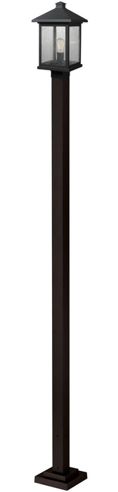 Z-Lite 531PHBS-536P-ORB One Light Outdoor Post Mounted Fixture, Oil Rubbed Bronze