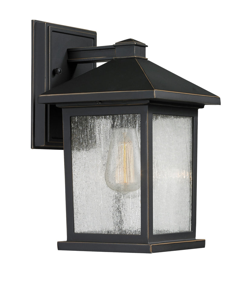 Z-Lite 531S-ORB One Light Outdoor Wall Light, Oil Rubbed Bronze