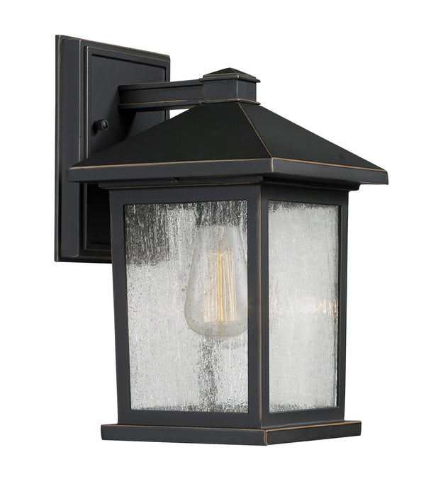 Z-Lite 531S-ORB One Light Outdoor Wall Light, Oil Rubbed Bronze