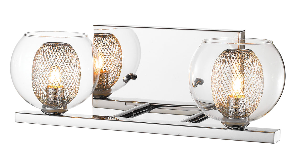 Z-Lite 905-2V Two Light Vanity, Chrome