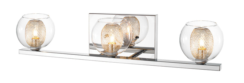 Z-Lite 905-3V Three Light Vanity, Chrome