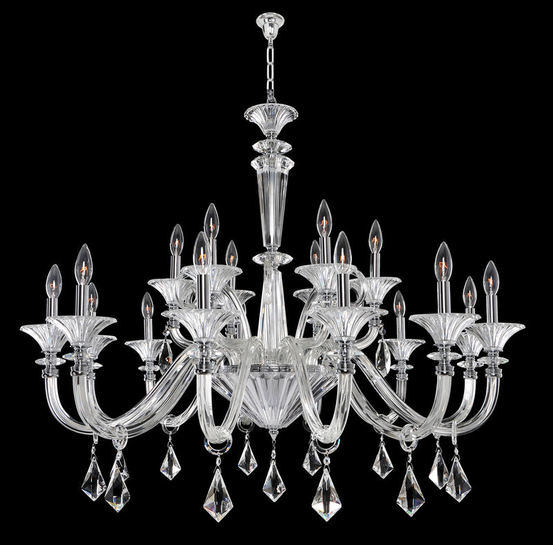 Allegri 026953-010-FR001 18 Light Chandelier, Chrome