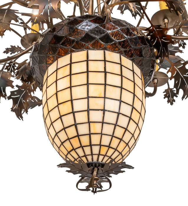 Meyda Tiffany 12753 11 Light Chandelier, Antique Copper