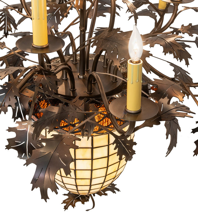 Meyda Tiffany 12753 11 Light Chandelier, Antique Copper