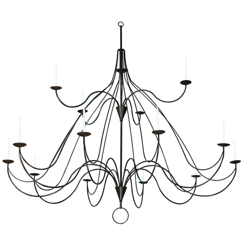 Meyda Tiffany 127595 15 Light Chandelier, Coffee Bean