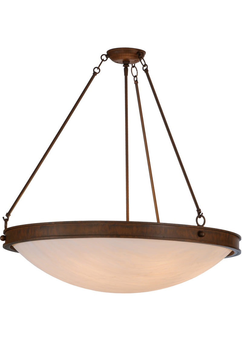 Meyda Tiffany 127660 Six Light Pendant, Rustic Iron