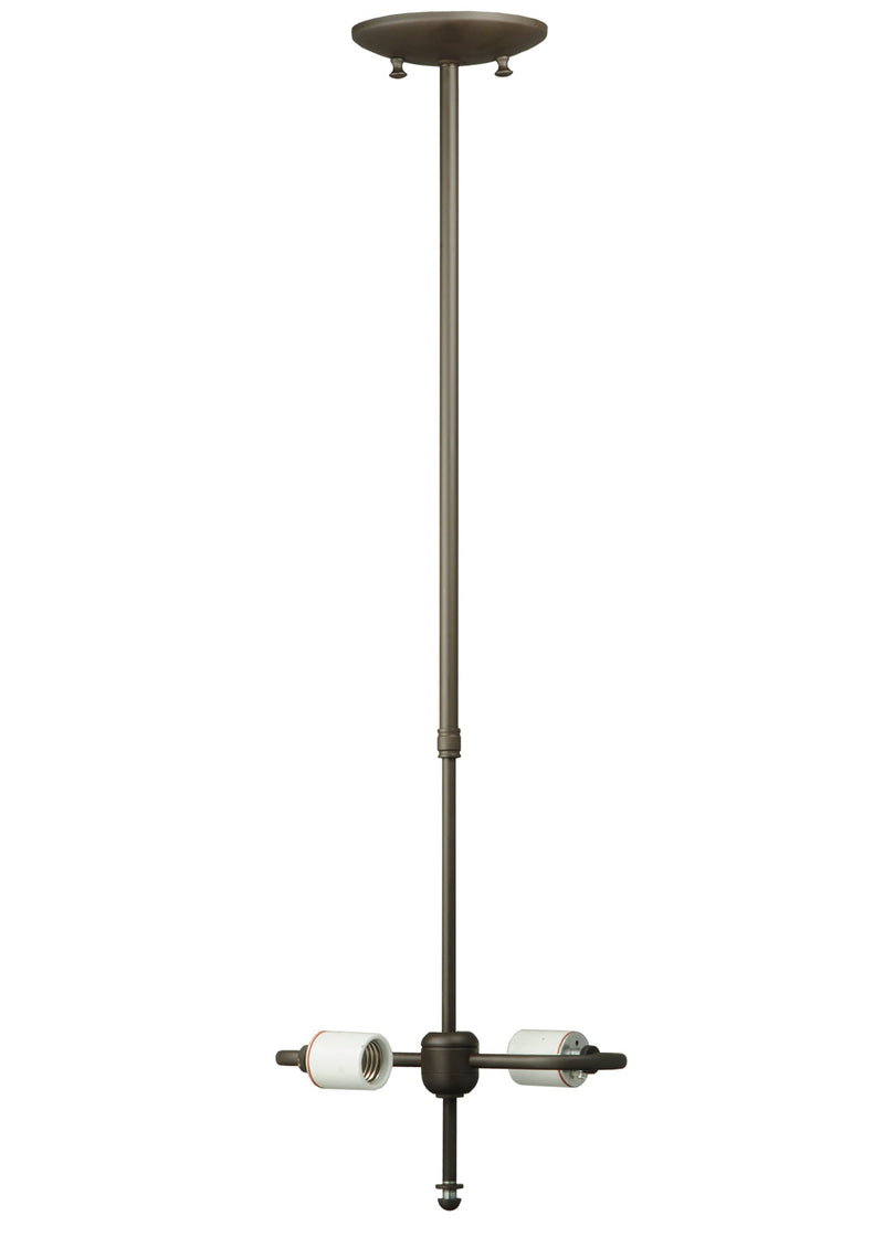 Meyda Tiffany 127891 Two Light Pehdant Hardware, Oil Rubbed Bronze