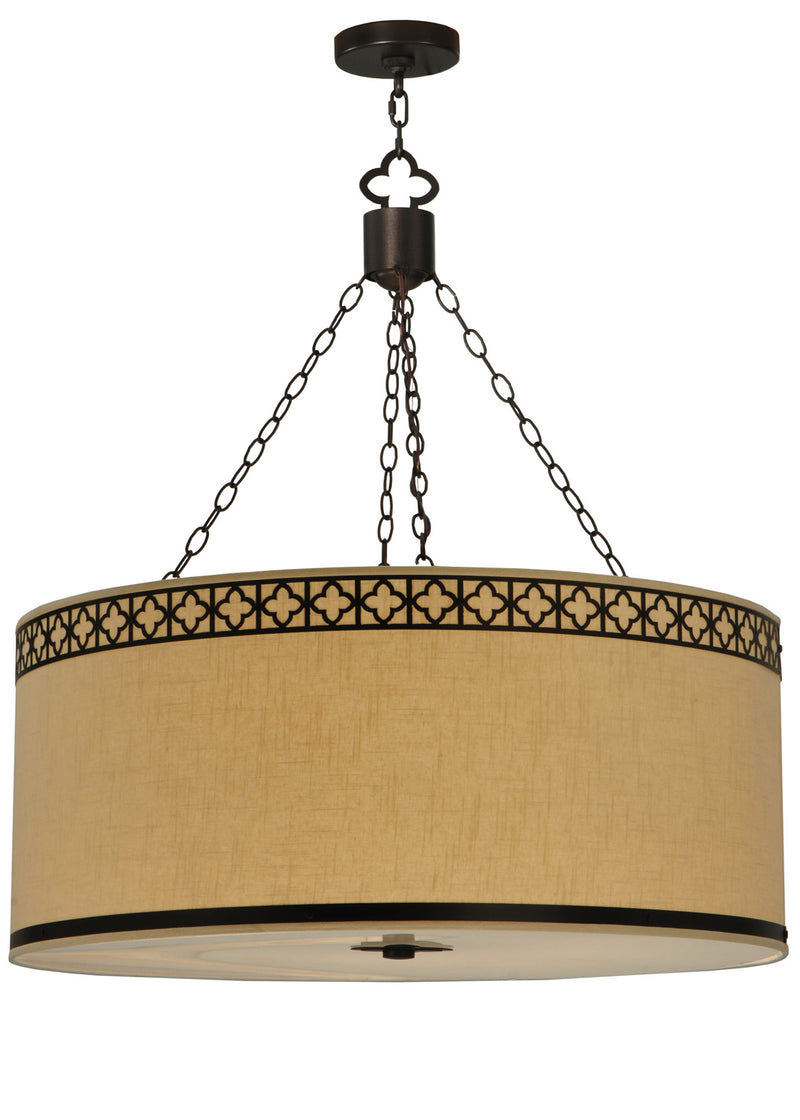 Meyda Tiffany 128049 Eight Light Pendant, Mahogany Bronze