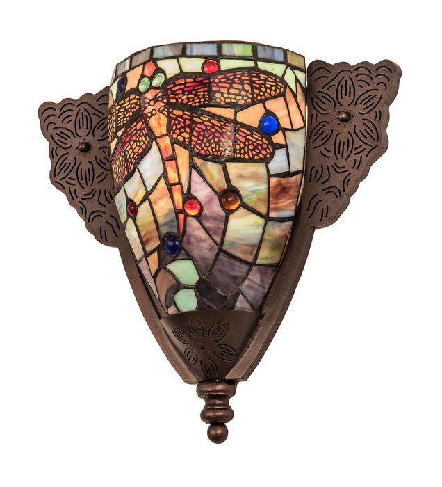 Meyda Tiffany 128165 One Light Wall Sconce, Oil Rubbed Bronze
