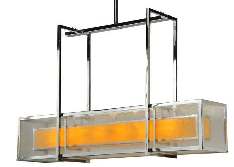 Meyda Tiffany 128288 Six Light Pendant, Chrome