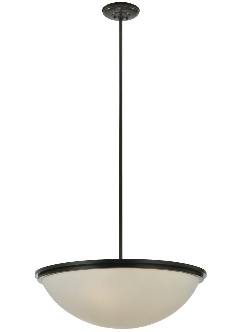 Meyda Tiffany 128528 Six Light Inverted Pendant, Timeless Bronze