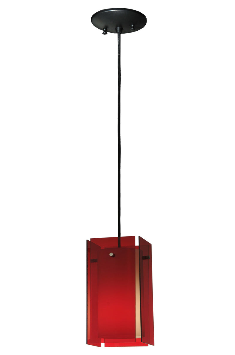 Meyda Tiffany 128830 One Light Mini Pendant, Antique Copper