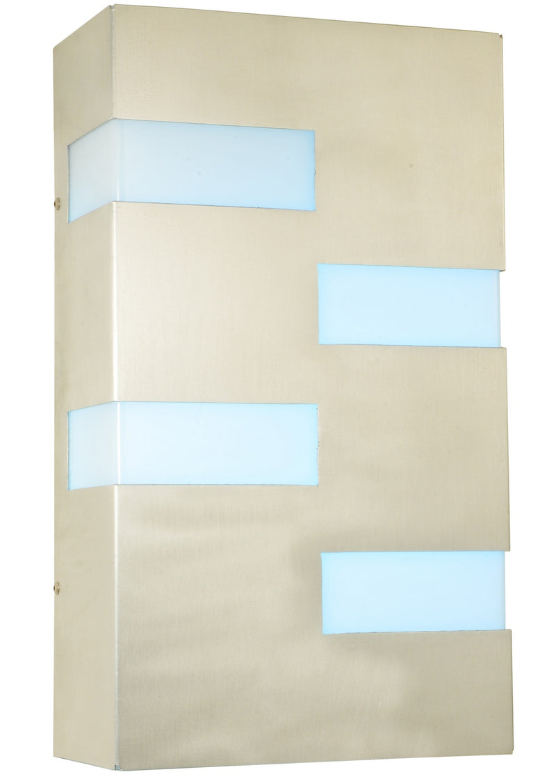 Meyda Tiffany 128837 LED Wall Sconce, Brushed Stainless