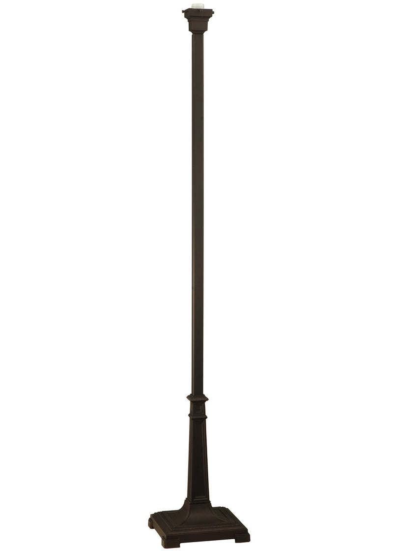 Meyda Tiffany 128907 One Light Torchiere, Mahogany Bronze