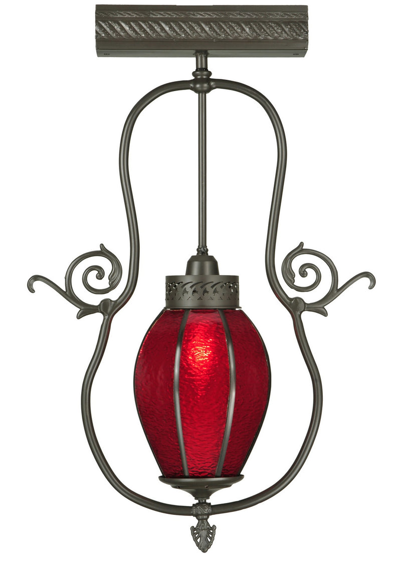 Meyda Tiffany 129244 One Light Pendant, Timeless Bronze
