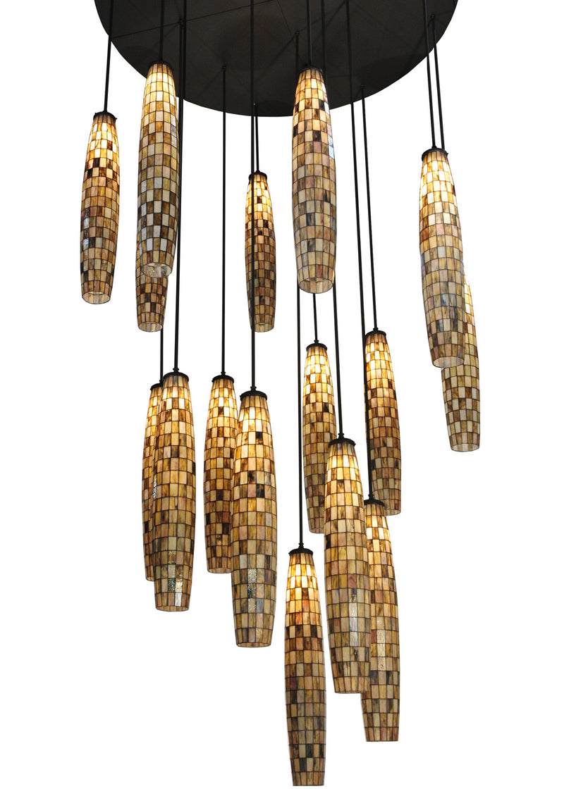 Meyda Tiffany 129270 16 Light Pendant, Timeless Bronze