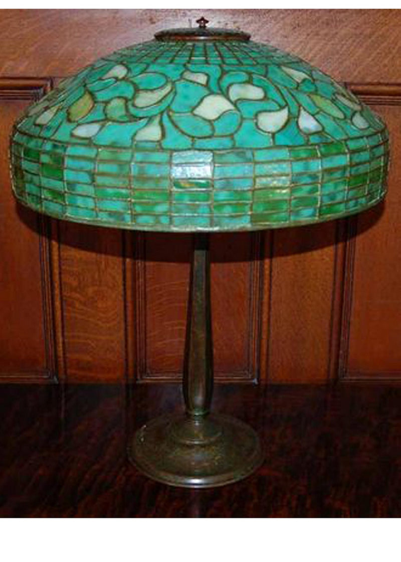Meyda Tiffany 129287 Three Light Table Lamp, Circa