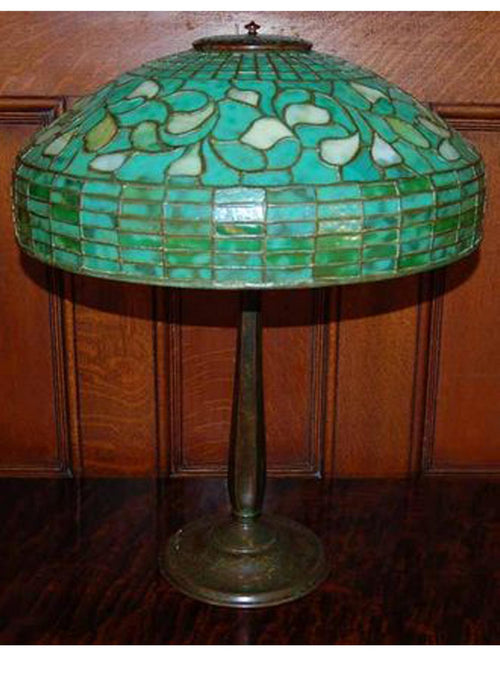Meyda Tiffany 129287 Three Light Table Lamp, Circa