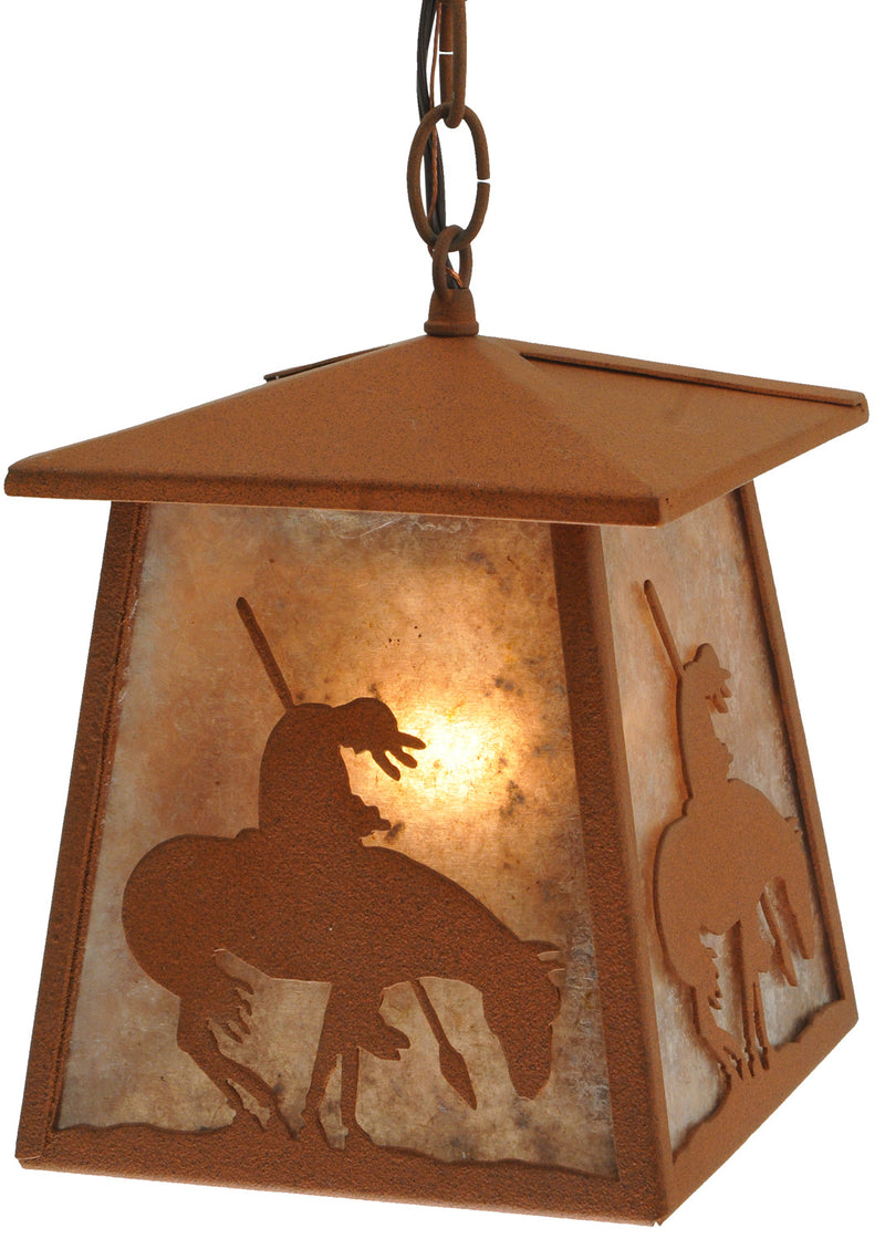 Meyda Tiffany 129681 One Light Pendant, Rust