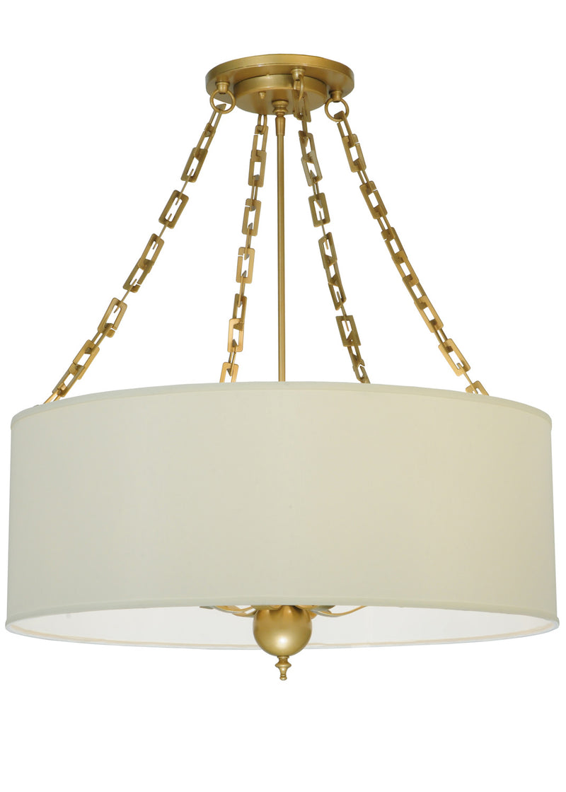Meyda Tiffany 129690 Six Light Pendant, Gold