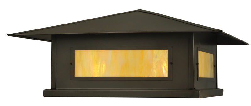 Meyda Tiffany 130194 Four Light Pier Mount, Timeless Bronze