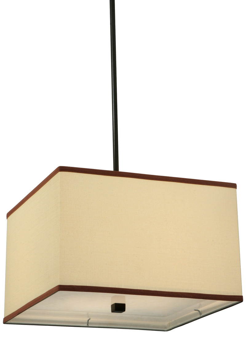 Meyda Tiffany 130284 Two Light Pendant, Timeless Bronze