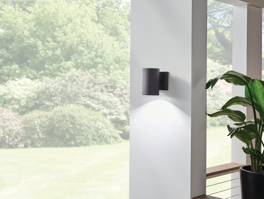 Kichler 11250BKT30 LED Outdoor Wall Mount, Textured Black
