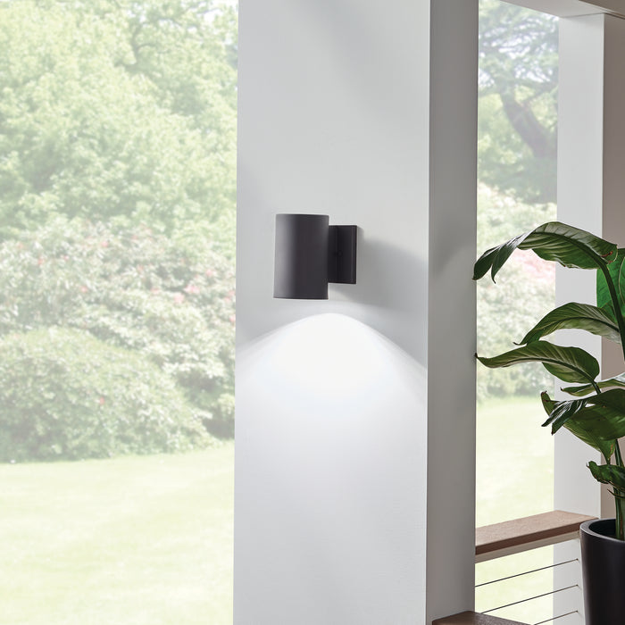 Kichler 11250BKT30 LED Outdoor Wall Mount, Textured Black
