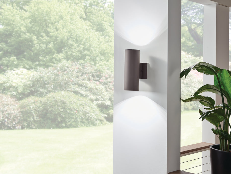 Kichler 11251AZT30 LED Outdoor Wall Mount, Textured Architectural Bronze