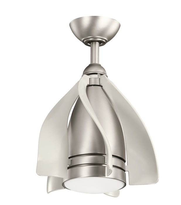 Kichler 300230NI 15" Ceiling Fan, Brushed Nickel