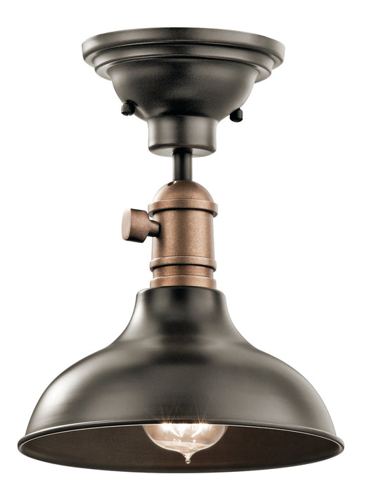 Kichler 42579OZ One Light Mini Pendant/Wall, Olde Bronze