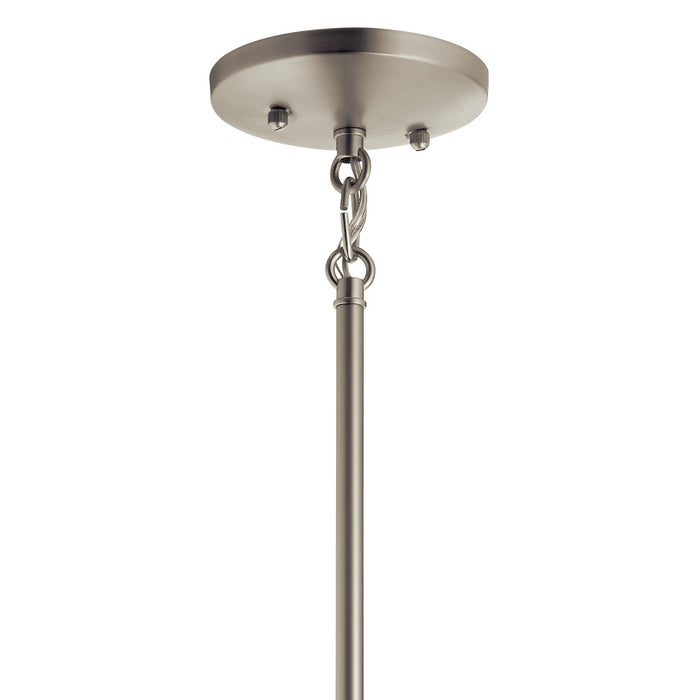 Kichler 43640NI One Light Mini Pendant, Brushed Nickel