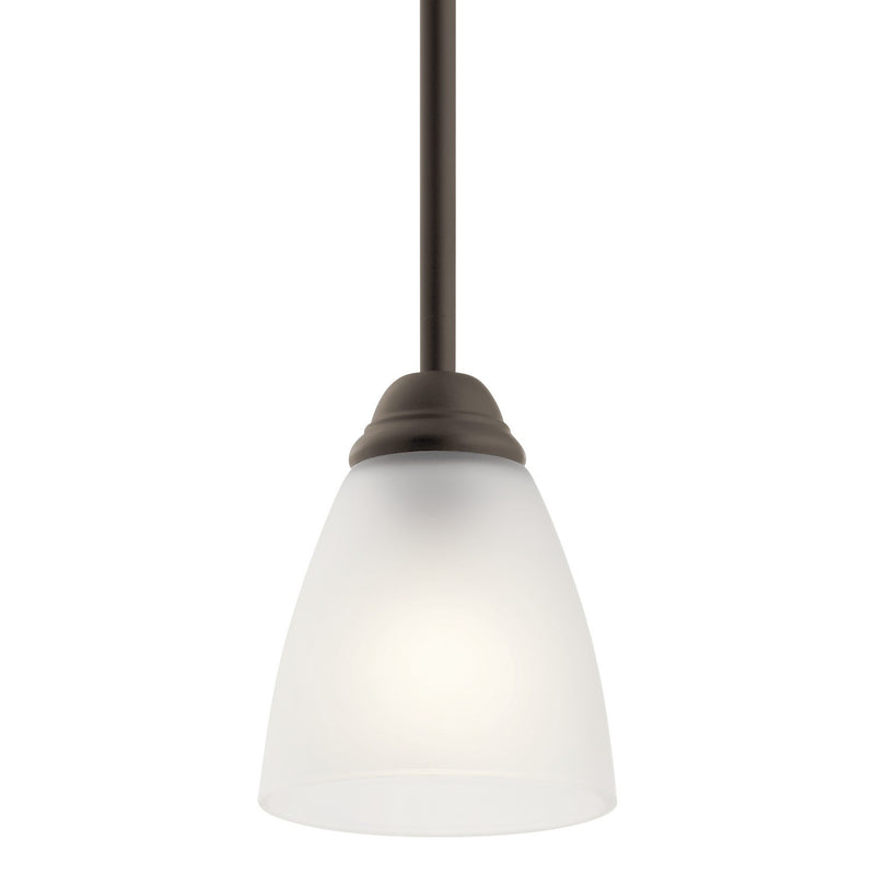 Kichler 43640OZ One Light Mini Pendant, Olde Bronze