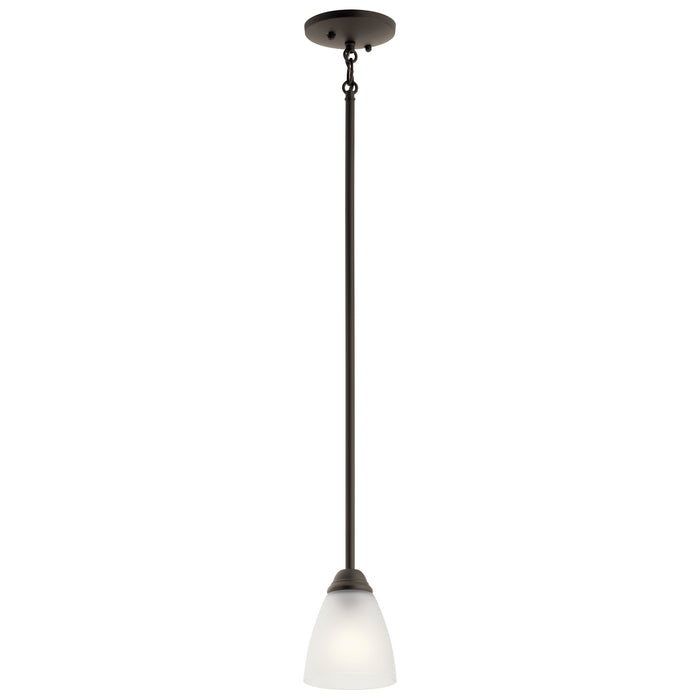 Kichler 43640OZ One Light Mini Pendant, Olde Bronze