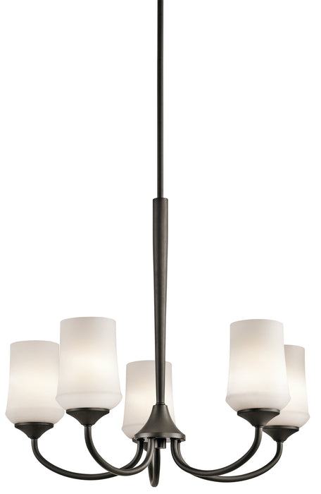 Kichler 43665OZ Five Light Chandelier, Olde Bronze