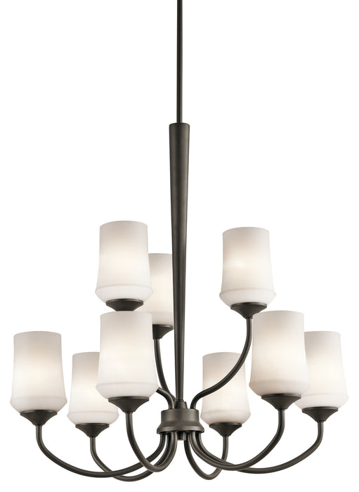 Kichler 43666OZ Nine Light Chandelier, Olde Bronze