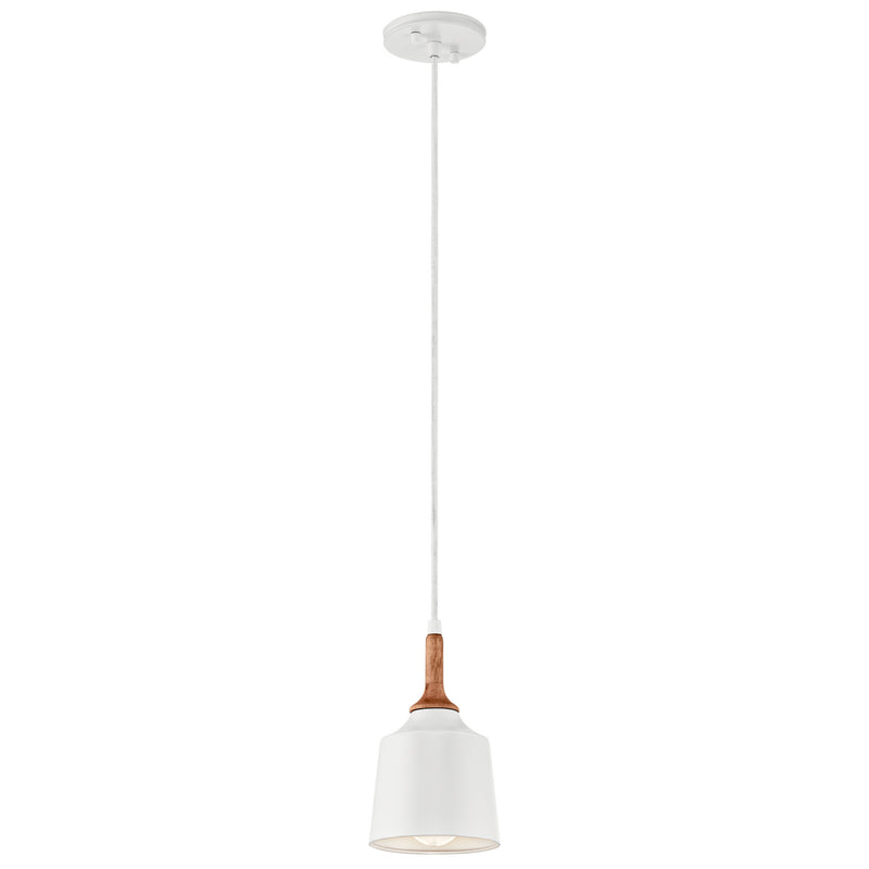 Kichler 43682WH One Light Mini Pendant, White