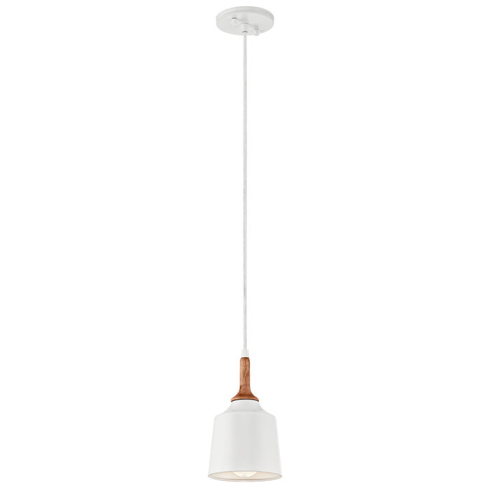 Kichler 43682WH One Light Mini Pendant, White