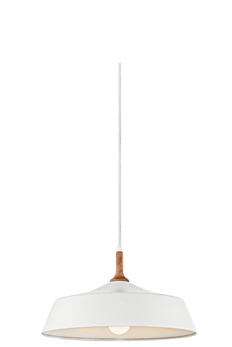Kichler 43683WH One Light Pendant, White