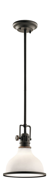 Kichler 43764OZ One Light Mini Pendant, Olde Bronze