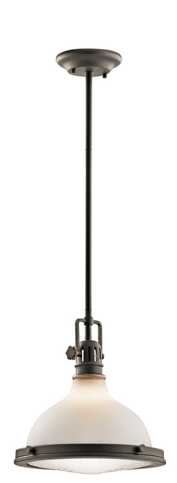 Kichler 43765OZ One Light Pendant, Olde Bronze