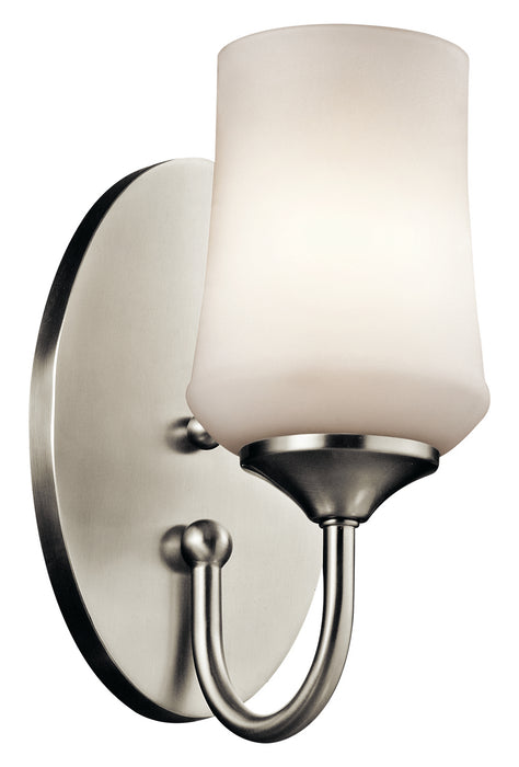 Kichler 45568NI One Light Wall Sconce, Brushed Nickel