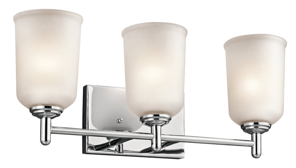 Kichler 45574CH Three Light Bath, Chrome